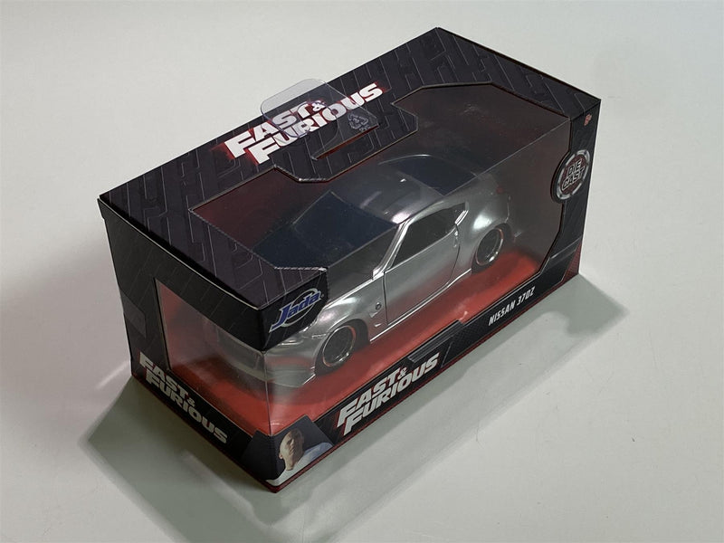 fast and furious nissan 370z silver black 1:32 scale jada 31852