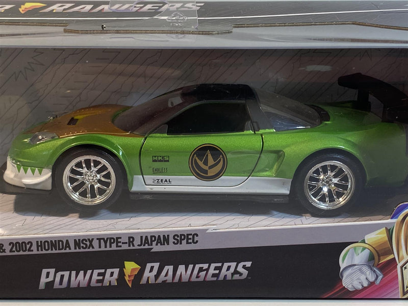 green power ranger figure and 2002 nsx type r japan spec 1:32 jada 32871