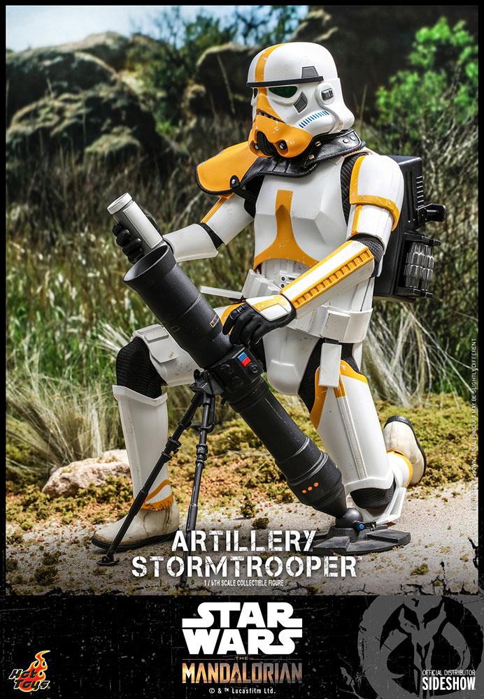 hot toys the mandalorian artillery stormtrooper star wars 1:6 scale figure hot908285