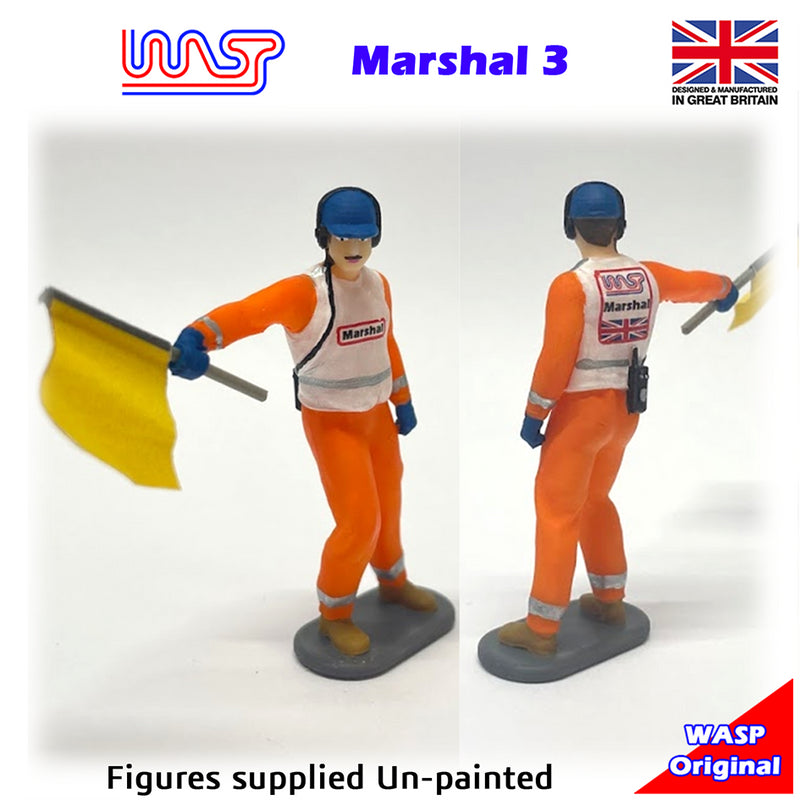 trackside figure scenery display marshal no 3  new 1:32 scale wasp