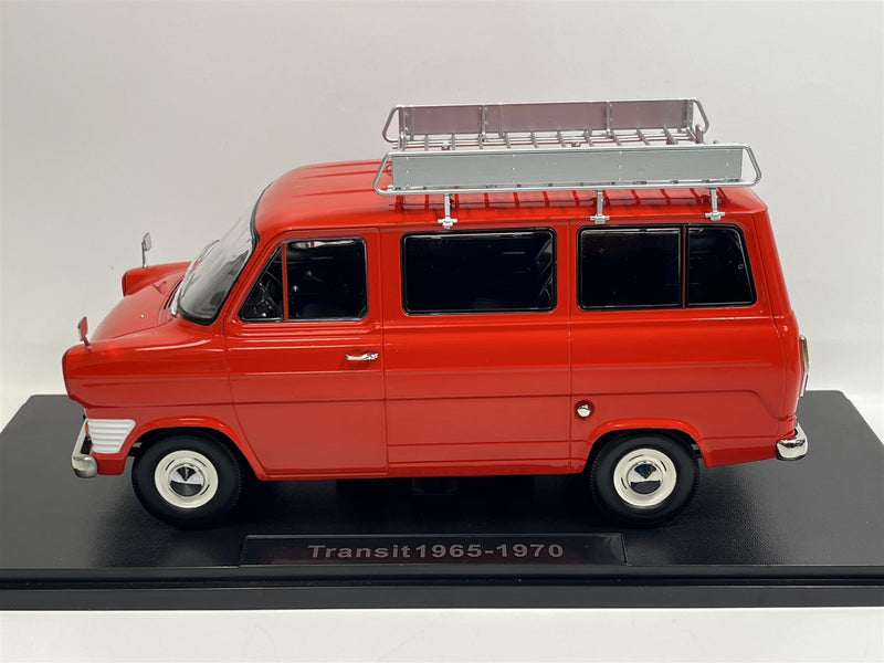 Ford Transit 1965 Red with Roof Rack 1:18 Scale KK Scale 180465