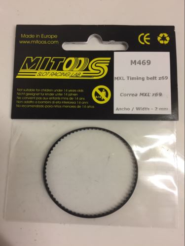 mitoos m469 mxl timing belt z69 tooth width 2mm new