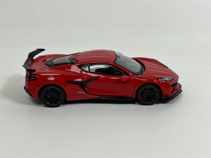 Chevrolet Corvette Z06 Torch Red RHD 1:64 Scale Mini GT MGT00477R