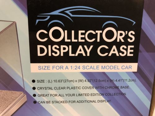 display case 1:24 scale silver base stackable triple 9 t9-2499075 new