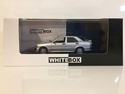 mercedes 190e 2.3 16v 1988 silver whitebox 1:43 scale new