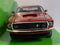 1969 ford mustang boss 429 dark red 1:24 scale welly 24067r