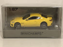 minichamps 870123120 2018 maserati granturismo yellow 1:87 scale