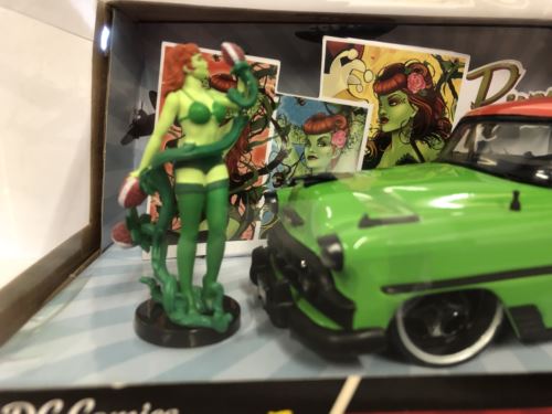 dc bombshells poison ivy 1953 chevy bel air 1:24 scale jada 30455