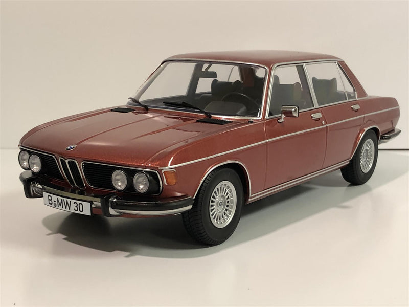 1971 bmw 3.0s e3 2 series red/brown metallic 1:18 scale kk 180402