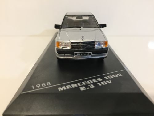 mercedes 190e 2.3 16v 1988 silver whitebox 1:43 scale new