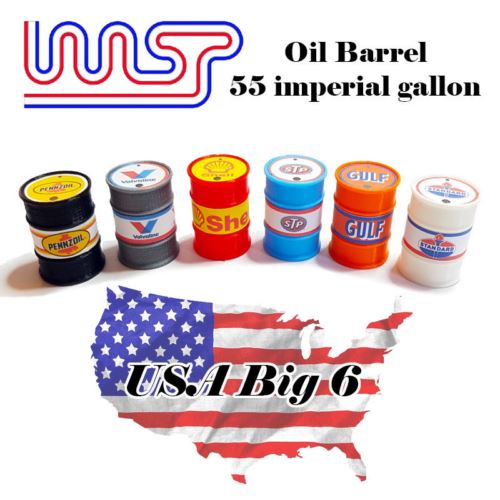 slot car trackside scenery usa big 6 v1 barrel drum x 6 new wasp