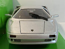 lamborghini diablo silver 1:24 scale welly 29374s