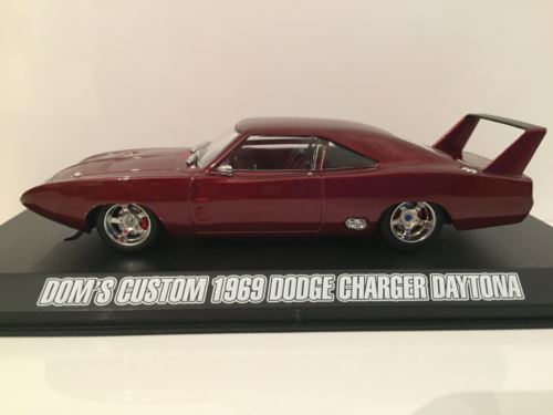 fast & furious doms custom 1969 dodge charger daytona greenlight 86221