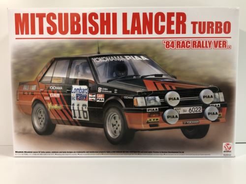 mitsubishi lancer turbo 1984 rac 1:24 scale model kit beemax 24022