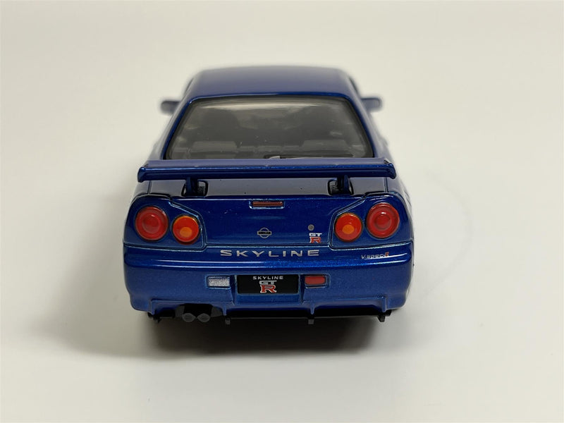 Nissan GT R34 V Spec II RHD Blue 1:36 Scale Tayumo 36115211