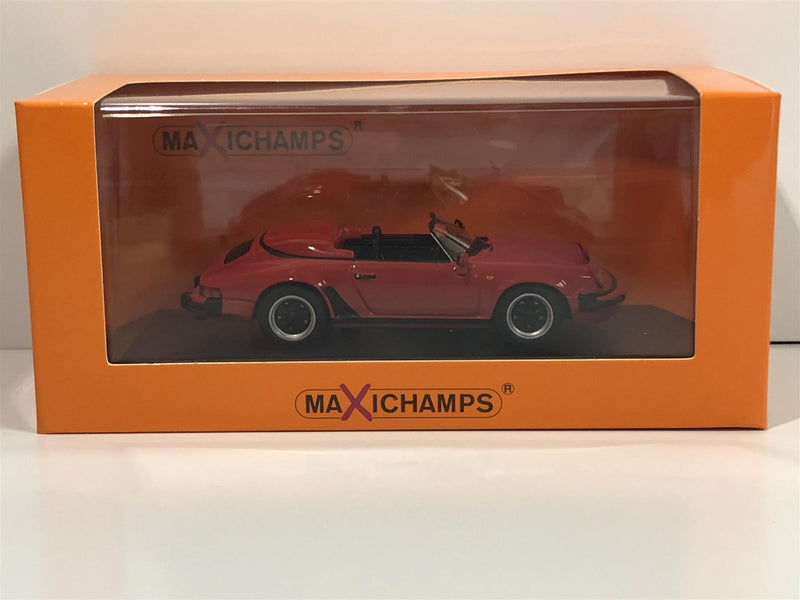 maxichamps 940066130 porsche 911 speedster 1988 red 1:43 scale