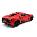 fast and furious 7 lykan hypersport red 1:24 scale jada 97377