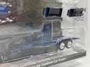 1968 Chevy C-10 and 1967 Chevrolet Camaro on Trailer 1:64 Greenlight 31140A