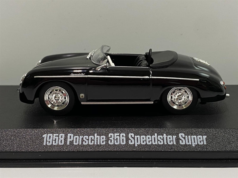 1958 porsche speedster super black steve mcqueen 1:43 greenlight 86539