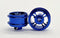 staffs slot cars 4 spoke modern blue alloy wheels 15.8 x 8.5mm x 2 staffs 47