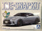 nissan gt-r ultimate metal silver 1:32 scale snap together model kit aoshima